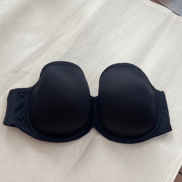 fit Fully Yours l Black Strapless Bra - Picture 1 of 7